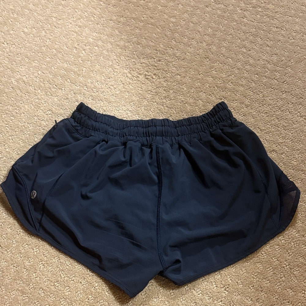 Lululemon Athletica Dark Blue Athletic Shorts - Picture 2 of 3